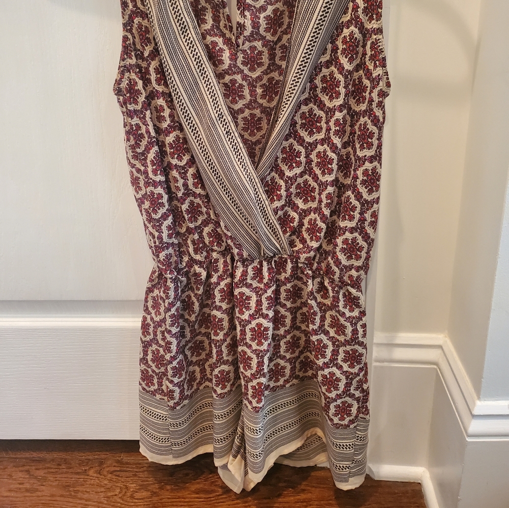 Luxury handmade silk romper by designer Hannah Louise Poston
